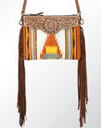 American Darling Cross Body Saddle Blanket Genuine Leather Women Bag Western Handbag Purse