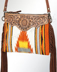 American Darling Cross Body Saddle Blanket Genuine Leather Women Bag Western Handbag Purse
