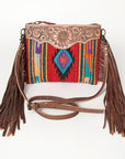 American Darling Cross Body Saddle Blanket Genuine Leather Women Bag Western Handbag Purse
