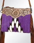 American Darling Cross Body Saddle Blanket Genuine Leather Women Bag Western Handbag Purse
