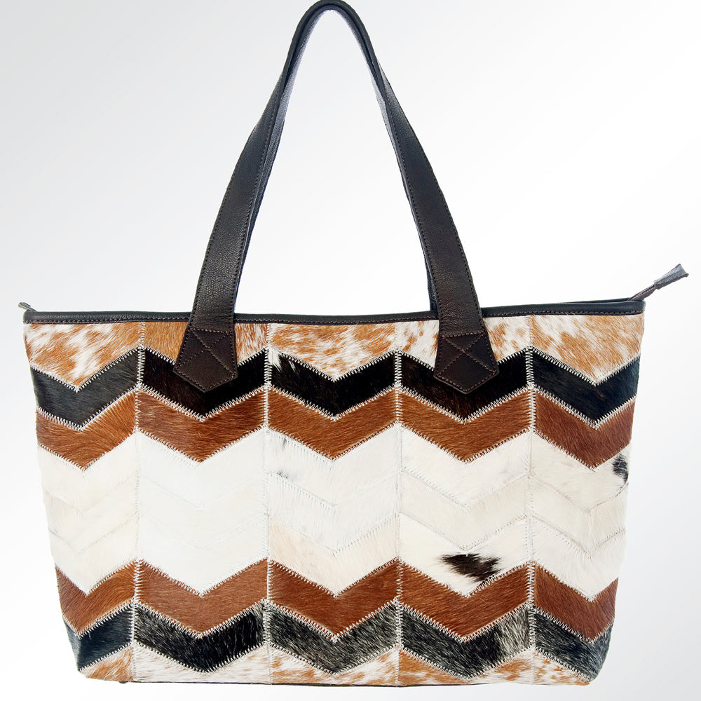 American Darling ADBGZ339 Tote Hair-On Genuine Leather Women Bag Western Handbag Purse