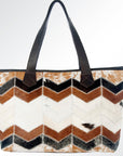 American Darling ADBGZ339 Tote Hair-On Genuine Leather Women Bag Western Handbag Purse