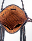 American Darling ADBGZ340 Tote Hair-On Genuine Leather Women Bag Western Handbag Purse