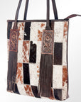 American Darling ADBGZ340 Tote Hair-On Genuine Leather Women Bag Western Handbag Purse