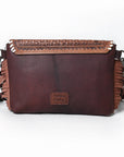 American Darling ADBGZ352 Crossbody Hand Tooled Hair-On Genuine Leather Women Bag Western Handbag Purse