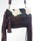 American Darling ADBGZ331 Crossbody Hair-On Genuine Leather Women Bag Western Handbag Purse