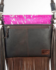American Darling ADBGZ334 Crossbody Hair-On Genuine Leather Women Bag Western Handbag Purse