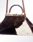 American Darling ADBG654 Crossbody Hair-On Genuine Leather Women Bag Western Handbag Purse