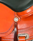 HILASON Western Horse Saddle American Leather Flex Tree Trail & Pleasure Saddle Tan