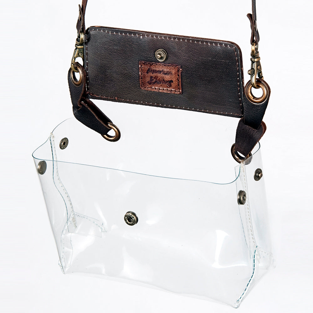 ADBGZ303B American Darling CLEAR BAG Hair-on Genuine Leather women bag western handbag purse