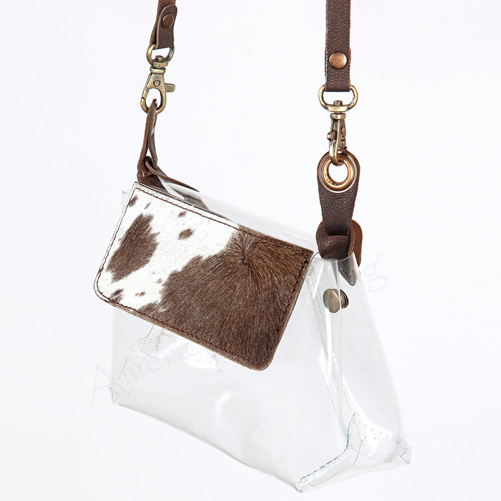 ADBGZ303B American Darling CLEAR BAG Hair-on Genuine Leather women bag western handbag purse
