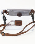 ADBGZ303A American Darling CLEAR BAG Hand Tooled Genuine Leather women bag western handbag purse