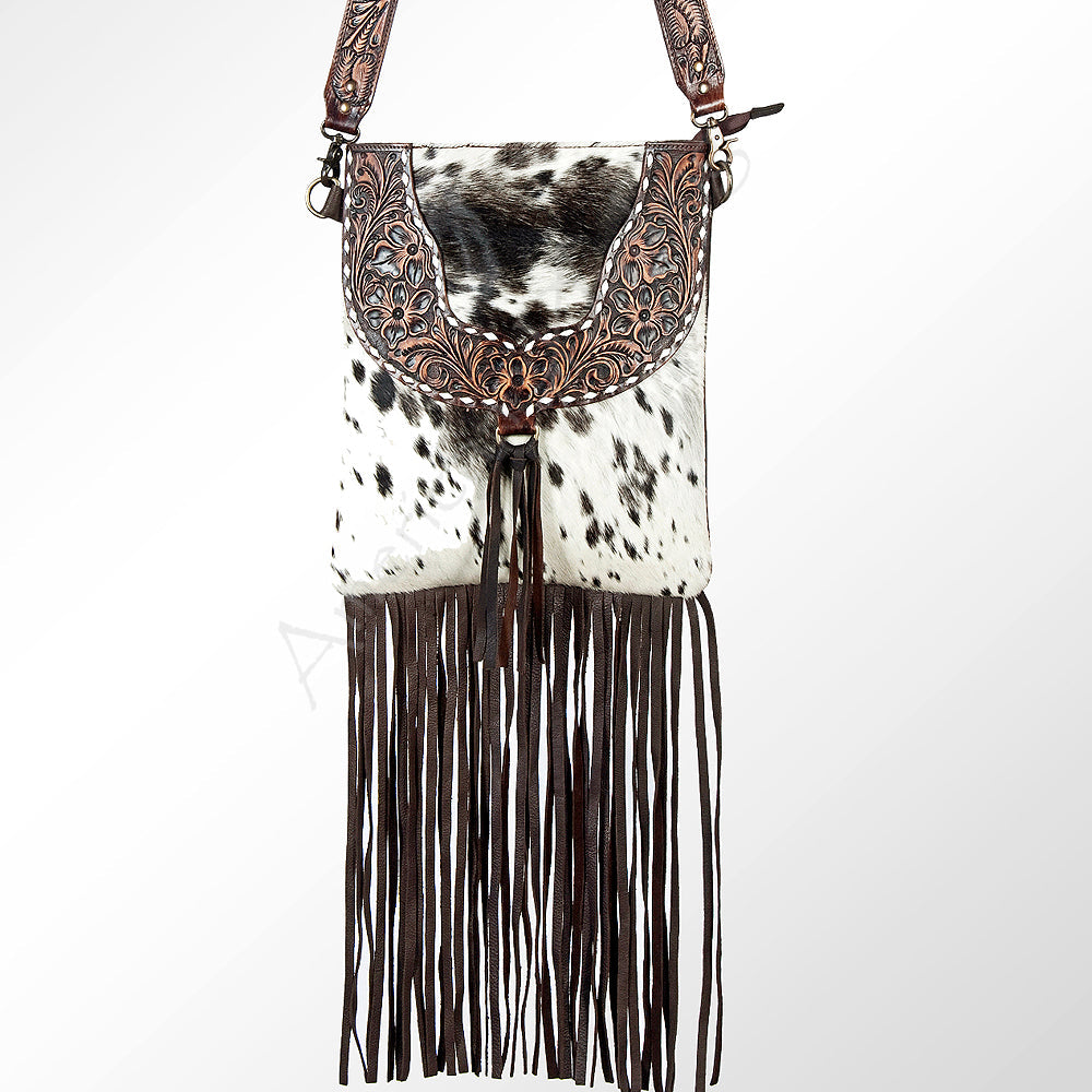 American Darling CROSS BODY I Hand Tooled Hair-on Genuine Leather women bag western handbag purse