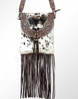 American Darling CROSS BODY I Hand Tooled Hair-on Genuine Leather women bag western handbag purse