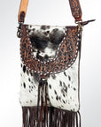 American Darling CROSS BODY I Hand Tooled Hair-on Genuine Leather women bag western handbag purse