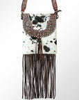 American Darling CROSS BODY I Hand Tooled Hair-on Genuine Leather women bag western handbag purse