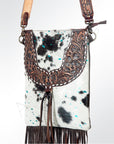 American Darling CROSS BODY I Hand Tooled Hair-on Genuine Leather women bag western handbag purse