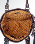American Darling ADBG695 Tote Hair-On Genuine Leather Women Bag Western Handbag Purse