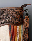 American Darling ADBGZ365 Signature Crossbody Hand Tooled Saddle Blanket Genuine Leather Women Bag Western Handbag Purse
