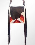 American Darling ADBGZ366 Large Crossbody Saddle Blanket Genuine Leather Women Bag Western Handbag Purse