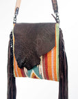 American Darling ADBGZ367 Large Crossbody Saddle Blanket Genuine Leather Women Bag Western Handbag Purse