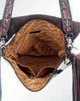 American Darling ADBGZ368 Large Crossbody Saddle Blanket Genuine Leather Women Bag Western Handbag Purse