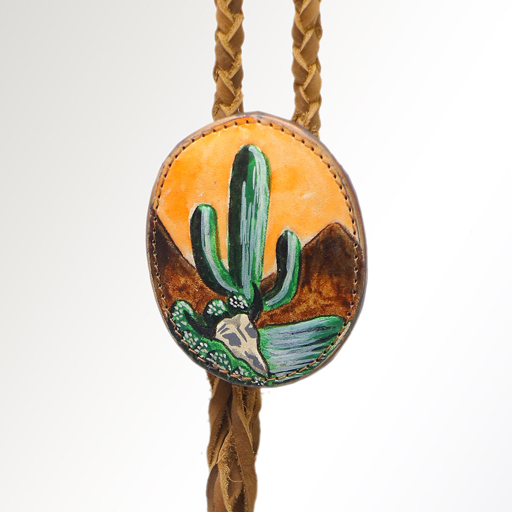 American Darling ADJWM101A Hand Painted Braided Genuine Leather Jewelry Necklace