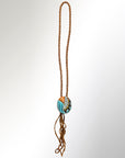 American Darling ADJWM101C Hand Painted Braided Genuine Leather Jewelry Necklace