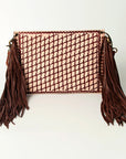 American Darling ADBGK105 Crossbody Hand Tooled Genuine Leather Women Bag Western Handbag Purse