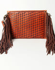 American Darling ADBGK106 Envelope Hand Tooled Genuine Leather Women Bag Western Handbag Purse