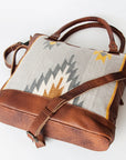 American Darling ADBGK111 Large Crossbody Saddle Blanket Genuine Leather Women Bag Western Handbag Purse