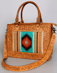 American Darling Tote Saddle Blanket Genuine Leather Western Women Bag Handbag Purse | Western Tote Bag | Travel Tote Bags | College Tote Bag | Casual Tote Bag