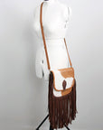 American Darling Cross Body I Hair On Genuine Leather Women Bag Western Handbag Purse