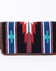 American Darling ORGANISER Upcycled Wool Genuine Leather women bag western handbag purse