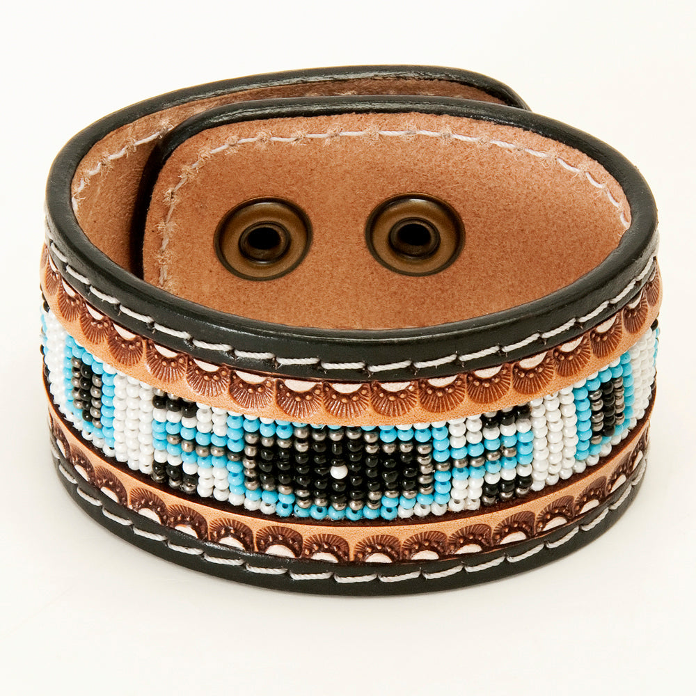 American Darling ADBRF140 Full Grain Genuine Leather Bracelet women