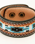 American Darling ADBRF140 Full Grain Genuine Leather Bracelet women