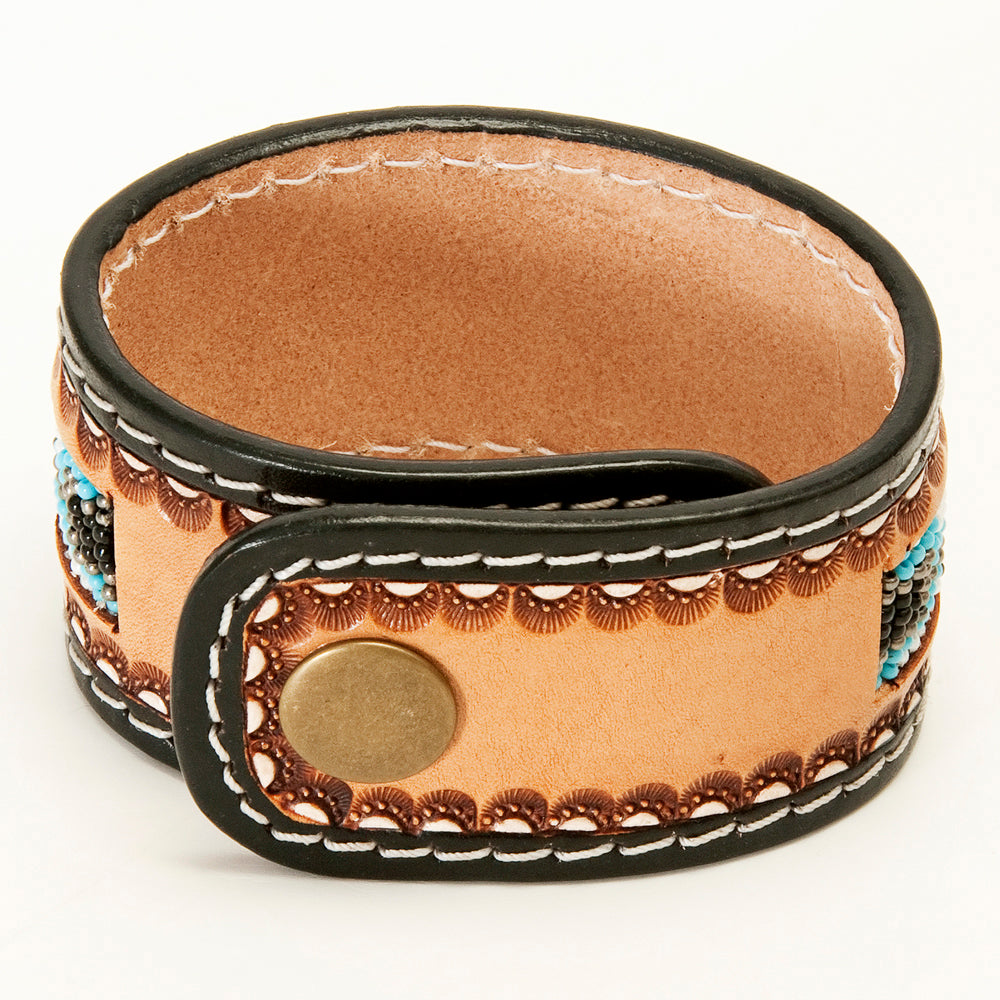 American Darling ADBRF140 Full Grain Genuine Leather Bracelet women