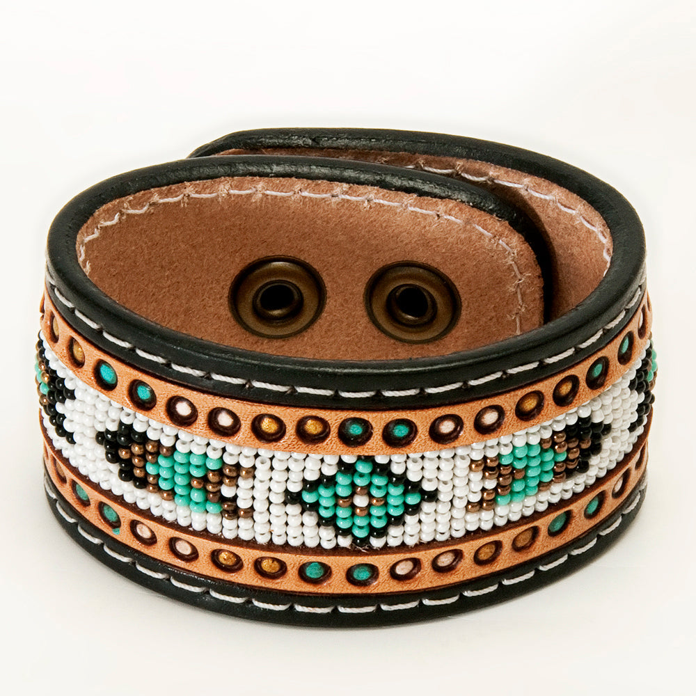 American Darling ADBRF143 Full Grain Genuine Leather Bracelet women