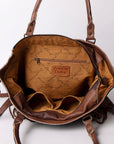 American Darling ADBG663 Tote Hand Tooled Hair-On Genuine Leather Women Bag Western Handbag Purse