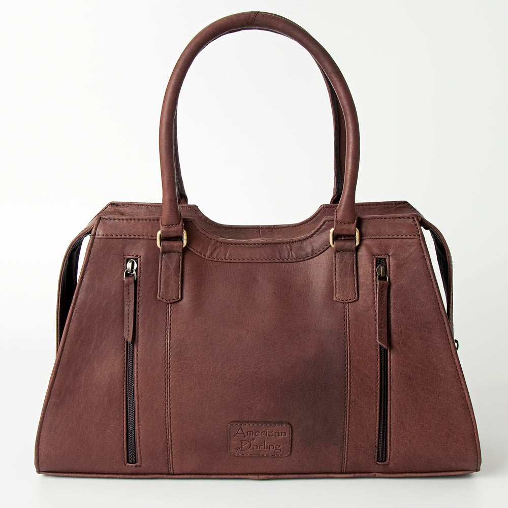 American Darling Tote Hand Tooled Genuine Leather Women Bag Western Handbag Purse