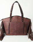 American Darling Hand Tooled Genuine Leather Women Bag Western Handbag Purse