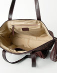 American Darling Hand Tooled Genuine Leather Women Bag Western Handbag Purse