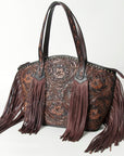 American Darling Hand Tooled Genuine Leather Women Bag Western Handbag Purse