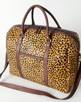 American Darling ADBGI160 Duffel Hair-On Genuine Leather Women Bag Western Handbag Purse