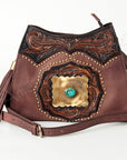American Darling Tote Hand Tooled Genuine Leather Women Bag Western Handbag Purse