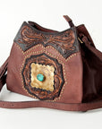 American Darling Tote Hand Tooled Genuine Leather Women Bag Western Handbag Purse