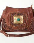 American Darling Tote Hand Tooled Genuine Leather Women Bag Western Handbag Purse