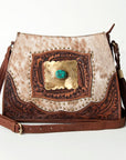 American Darling Tote Hand Tooled Genuine Leather Women Bag Western Handbag Purse