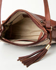 American Darling Tote Hand Tooled Genuine Leather Women Bag Western Handbag Purse