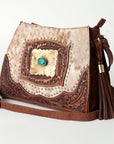 American Darling Tote Hand Tooled Genuine Leather Women Bag Western Handbag Purse